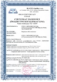 Certyfikat szkło hartowane laminowane